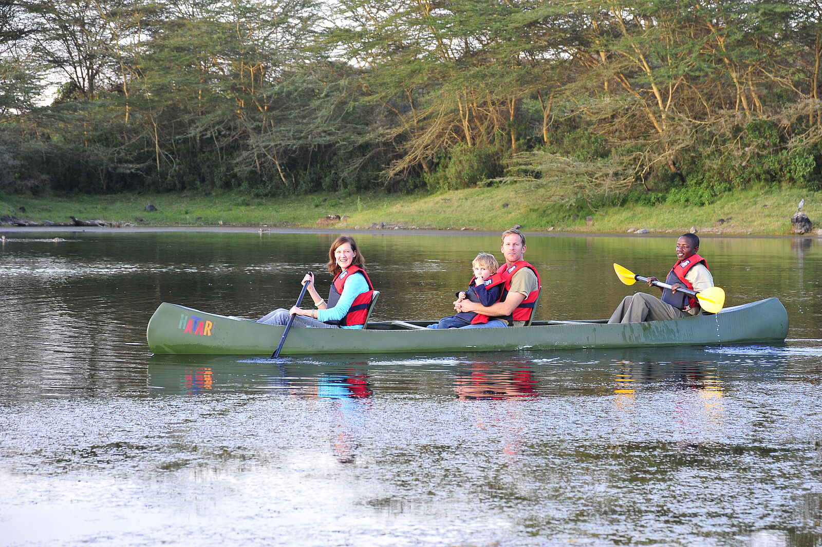 Hatari Lodge: Kanufahrt Hatari Lodge: Kanufahrt