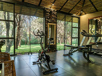 Mukwa River Lodge: Im Fitnesscenter