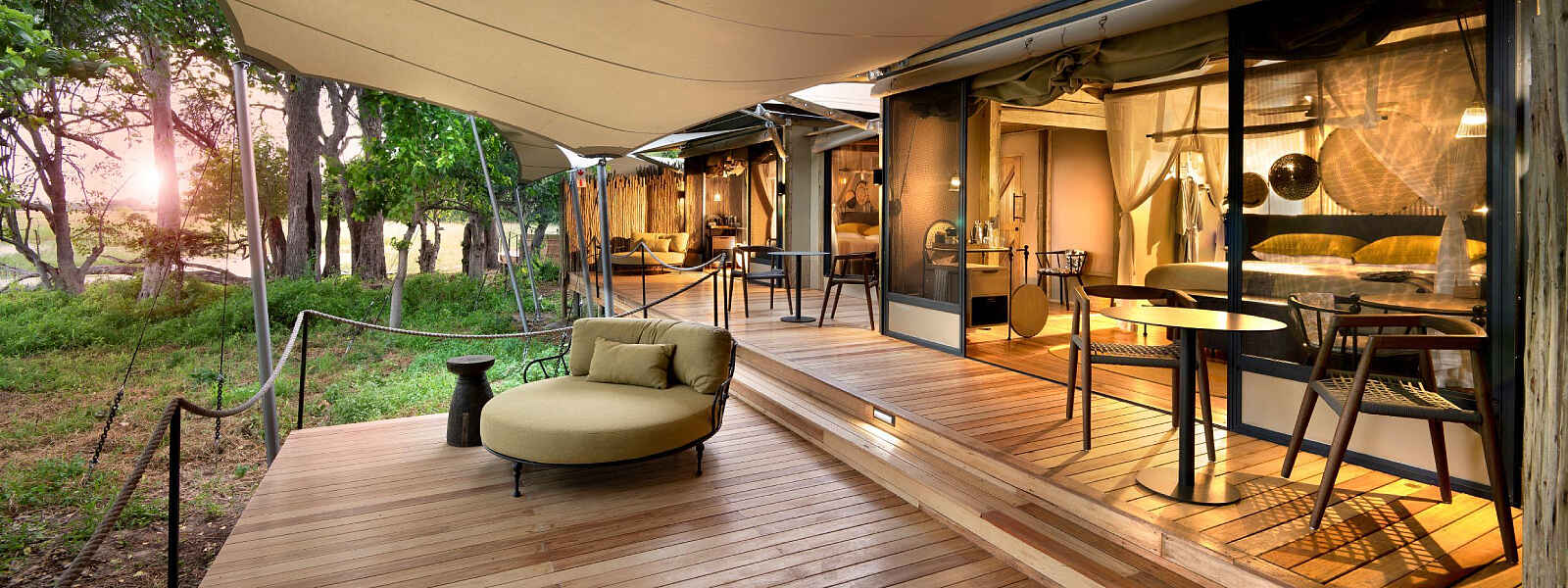 Khwai Leadwood: Das Familienzelt Khwai Leadwood: Das Familienzelt