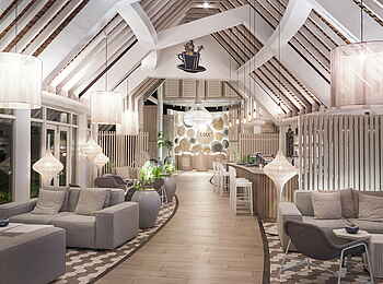 LUX Grand Gaube: Eingangsbereich LUX Grand Gaube: Eingangsbereich