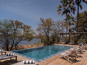 Victoria Falls River Lodge - Malachite Luxury Tented Suites: Der Pool Victoria Falls River Lodge - Malachite Luxury Tented Suites: Der Pool