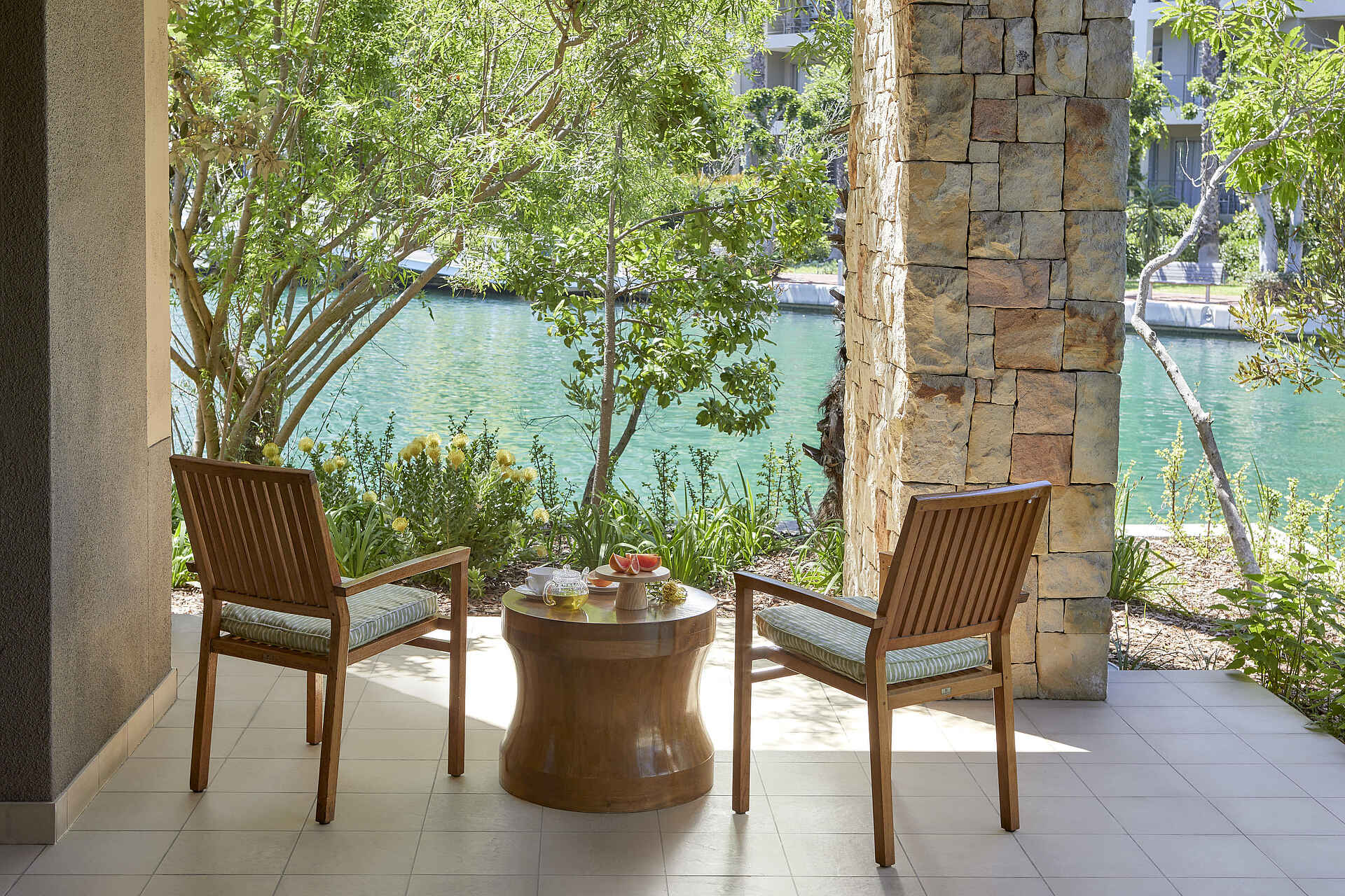 One and Only Cape Town Hotel: Island Suite Terrasse