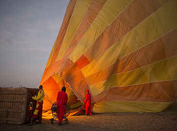 Sala's Camp: Ballonstart Sala's Camp: Ballonstart