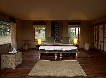 Sayari Camp: Suiteinterieur Sayari Camp: Suiteinterieur