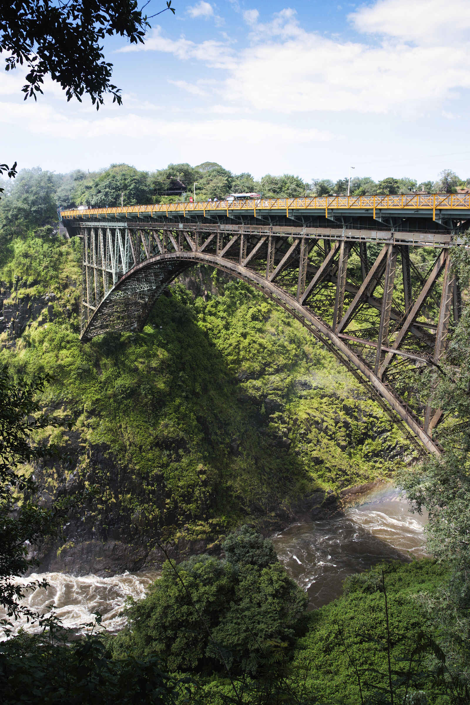 Matetsi Victoria Falls: Die Victoria Falls Bridge mit Bungee Jumping Platform Matetsi Victoria Falls: Die Victoria Falls Bridge mit Bungee Jumping Platform