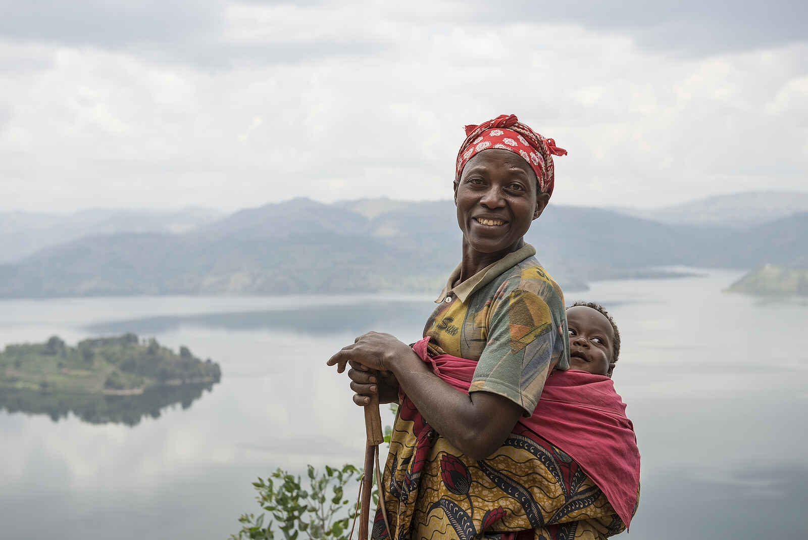 Volcanoes Virunga Lodge: Mutter mit Kind Volcanoes Virunga Lodge: Mutter mit Kind
