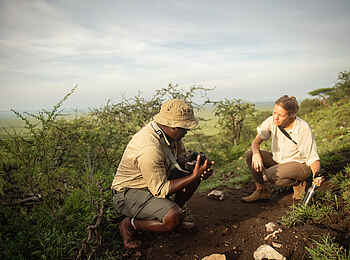 Charlie Sanjan Safari Camp: Spurenlesen