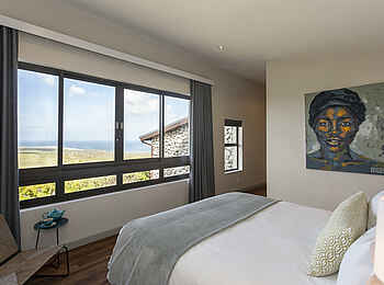 Grootbos Garden Lodge: Forest Cottage Blick nach draußen Grootbos Garden Lodge: Forest Cottage Blick nach draußen