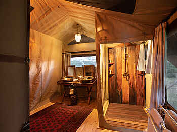 Mara Expedition Camp: Das Gästebadezimmer