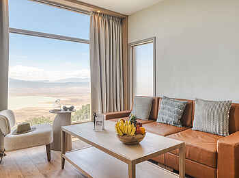 Ngorongoro Lodge Melia Collection: Wohnzimmer der Executive Suite