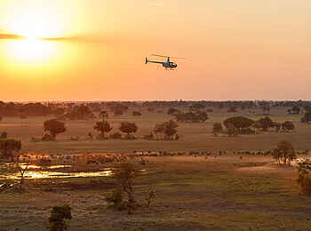 Sediba Sa Rona Lodge: Helicopterflug