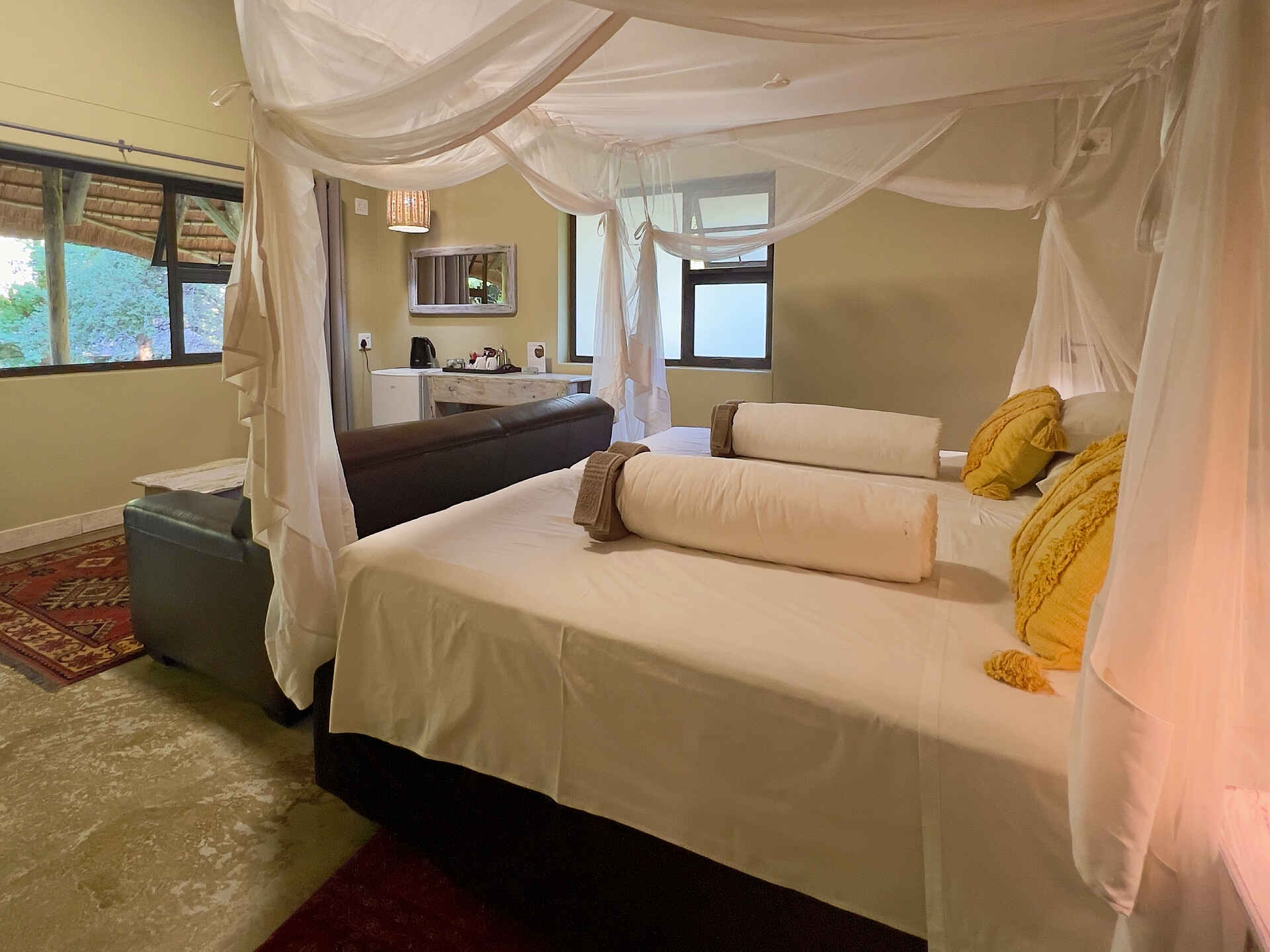 Shametu River Lodge: Doppelbett