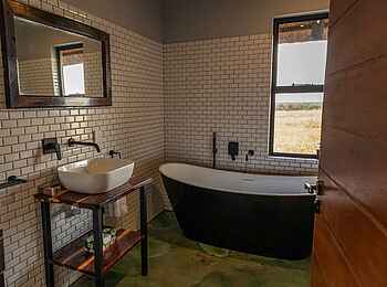 The Dune Camp: Gästebad The Dune Camp: Gästebad