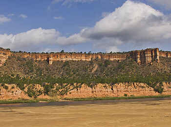 Chilo Ivory Trail Adventure: Cliffs gesehen von der Chilojo Campsite