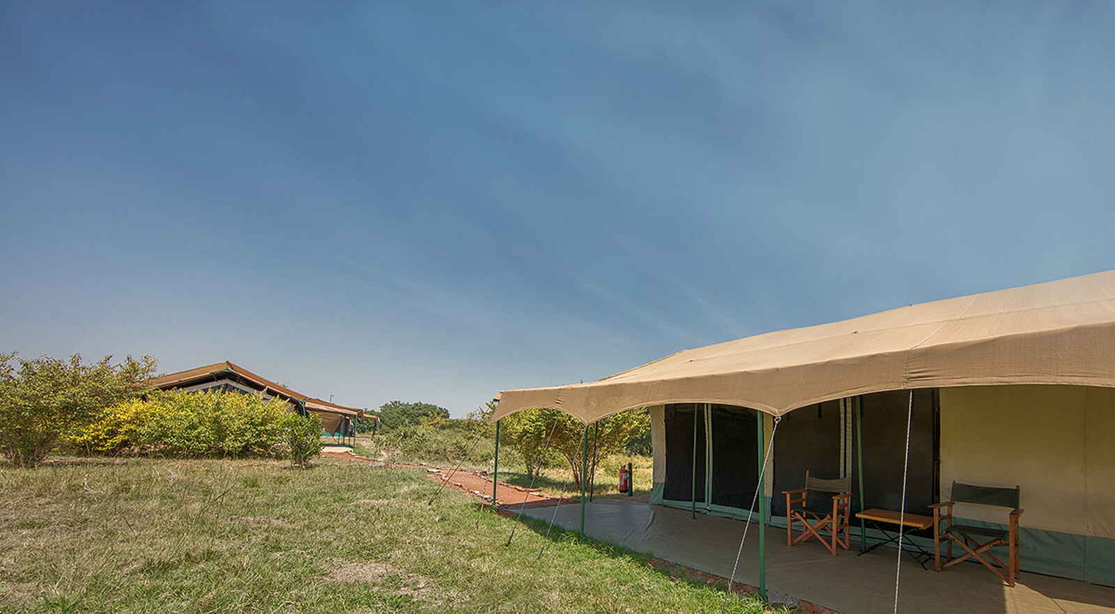 Porini Lion Camp: Infrastruktur des Camps Porini Lion Camp: Infrastruktur des Camps