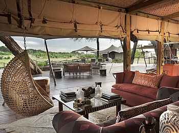 Somalisa Acacia Camp: Sofaecke