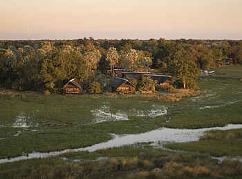 Belmond Eagle Island Lodge: Die Lodge aus der Luft Belmond Eagle Island Lodge: Die Lodge aus der Luft