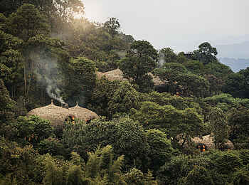 Bisate Lodge: Anlage