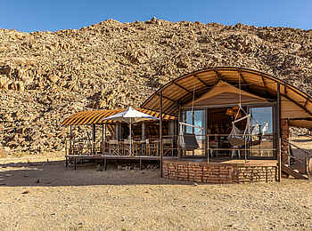 Camp Sossus: Blick auf den Zentralbereich Camp Sossus: Blick auf den Zentralbereich