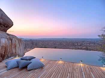 Jabali Ridge Camp: Das Pooldeck