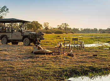 Little Machaba Camp: Pirschfahrzeug