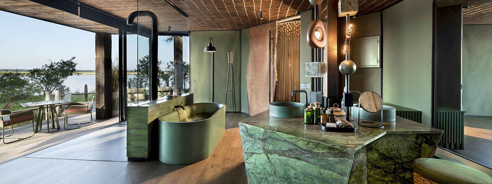 Lolebezi Lodge: Das schöne Badezimmer Lolebezi Lodge: Das schöne Badezimmer