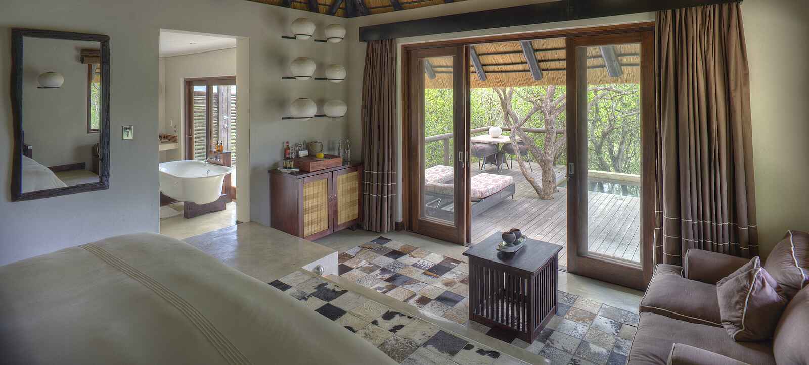 Phinda Mountain Lodge: Schlafzimmer Phinda Mountain Lodge: Schlafzimmer