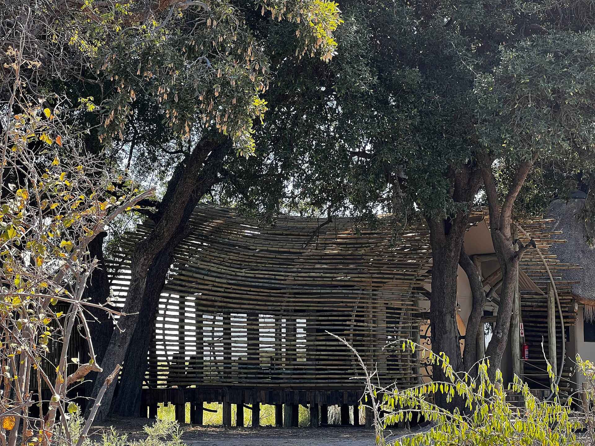 Sitatunga Private Island Camp: Gästeterrasse Sitatunga Private Island Camp: Gästeterrasse