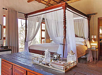 Camp Ndlovu: Das Schlafzimmer Camp Ndlovu: Das Schlafzimmer