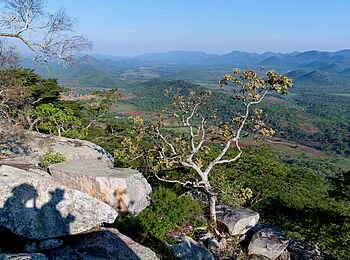Musangano Lodge: Weiterer Blick vom Mount Chigkanga