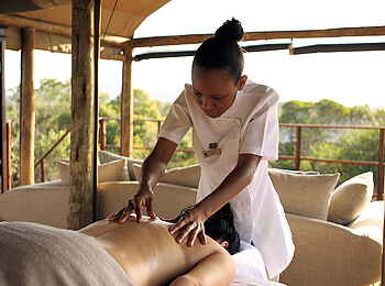 Thanda Tented Camp: Spa Behandlung Thanda Tented Camp: Spa Behandlung