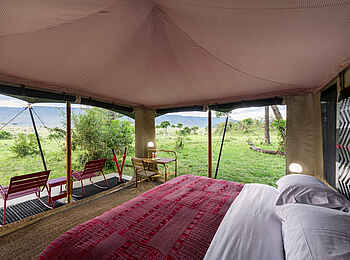 Angama Safari Camp: King Size Bett