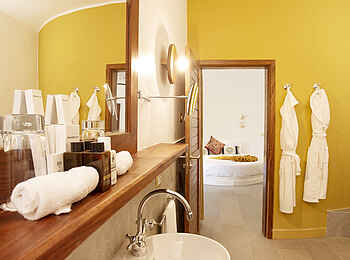 Gold Zanzibar Beach House & Spa: Das Badezimmer der Jungle Villa