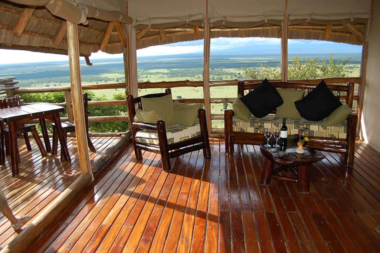 Katara Lodge: Wohnbereich Katara Lodge: Wohnbereich