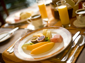 Kigali Serena Hotel: Früchte zum Frühstück Kigali Serena Hotel: Früchte zum Frühstück