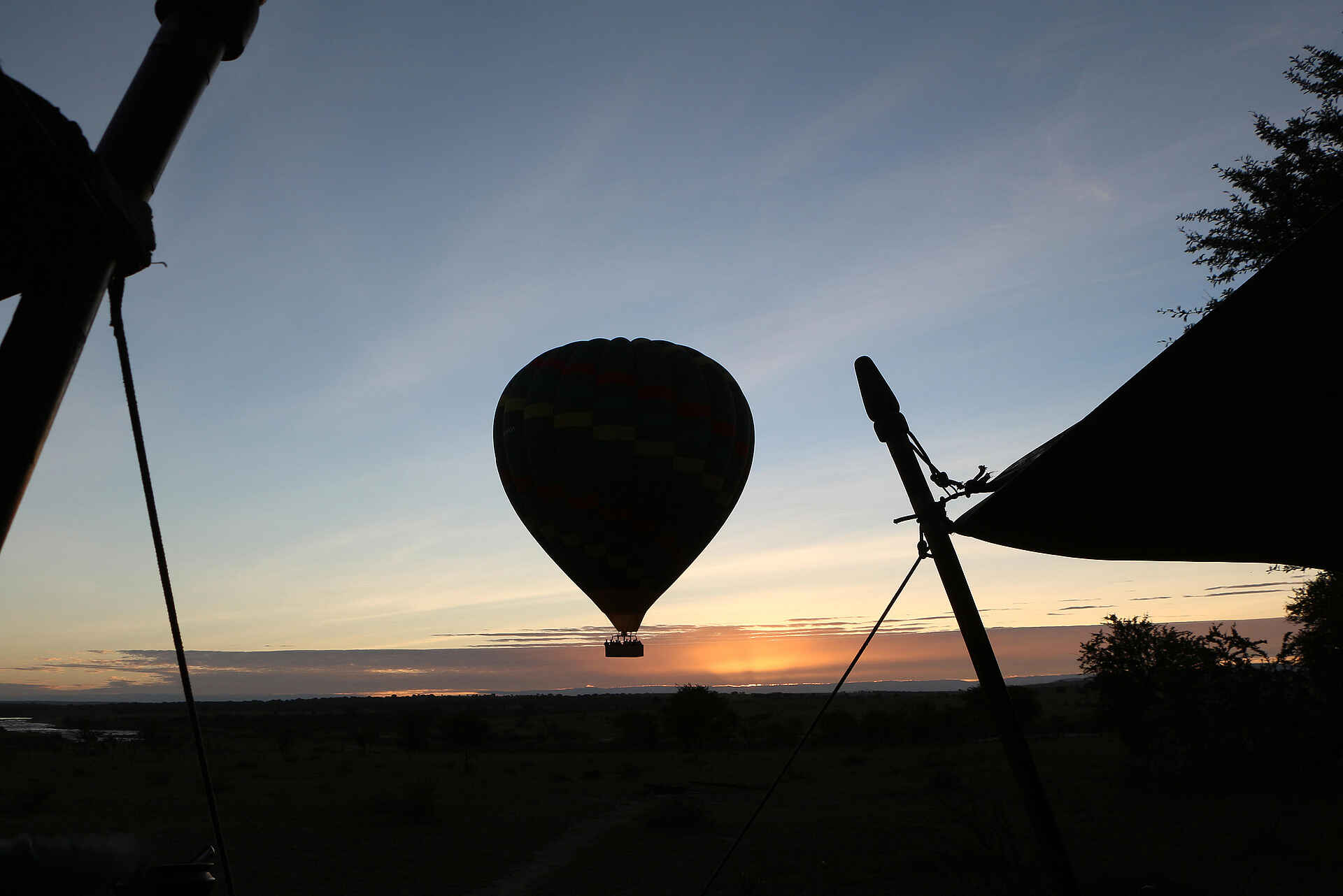 Olakira Migration Camp: Ballonfahrt