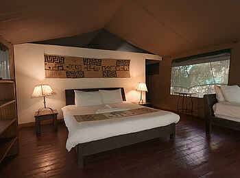 Rhino River Camp: Doppelbett Rhino River Camp: Doppelbett