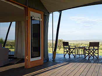 Mara Mara Tented Lodge: Prvates Deck Mara Mara Tented Lodge: Prvates Deck