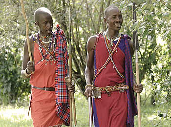 Naibor Camp: Zwei Guides Naibor Camp: Zwei Guides