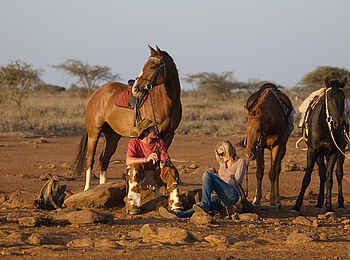 Ol Malo: Pause beim Ausritt