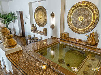 Baraza Resort & Spa Zanzibar: Luxuriöser Spa Bereich Baraza Resort & Spa Zanzibar: Luxuriöser Spa Bereich