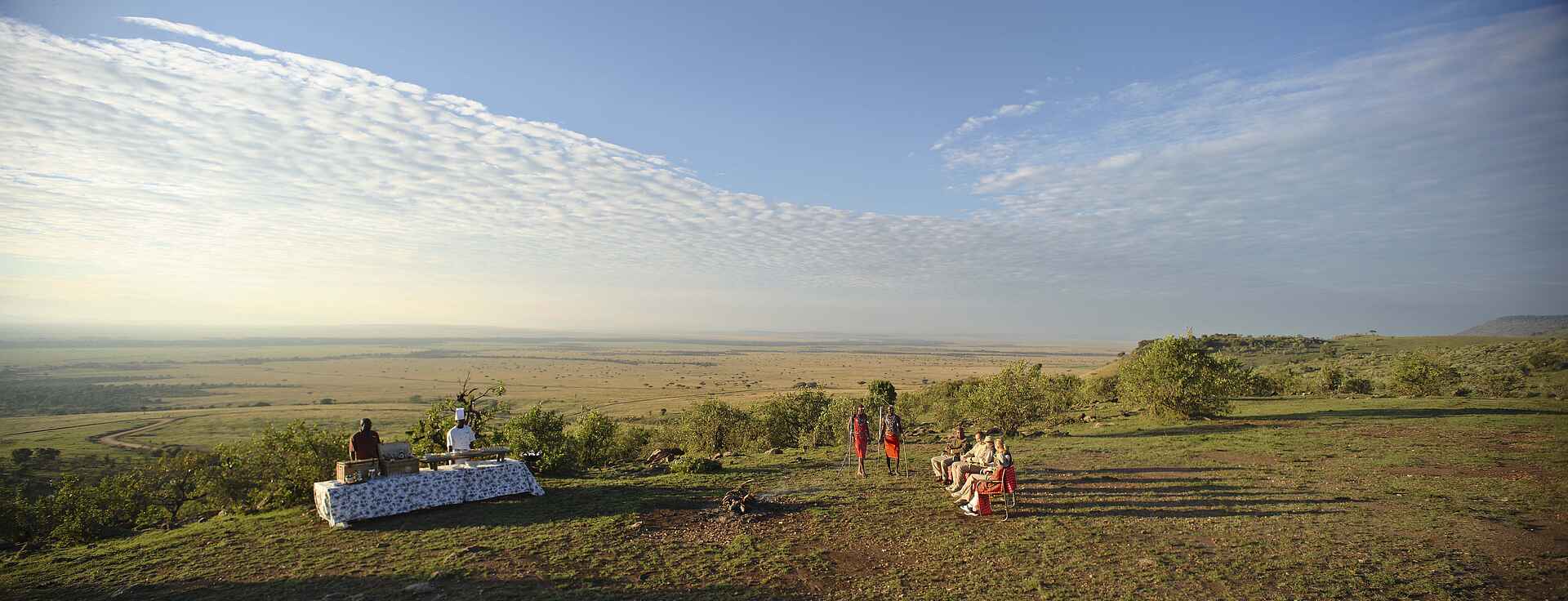 Kichwa Tembo Tented Camp: Mittagessen mit Aussicht kichwa tembo camp, Kichwa Tembo Tented Camp, Speisen