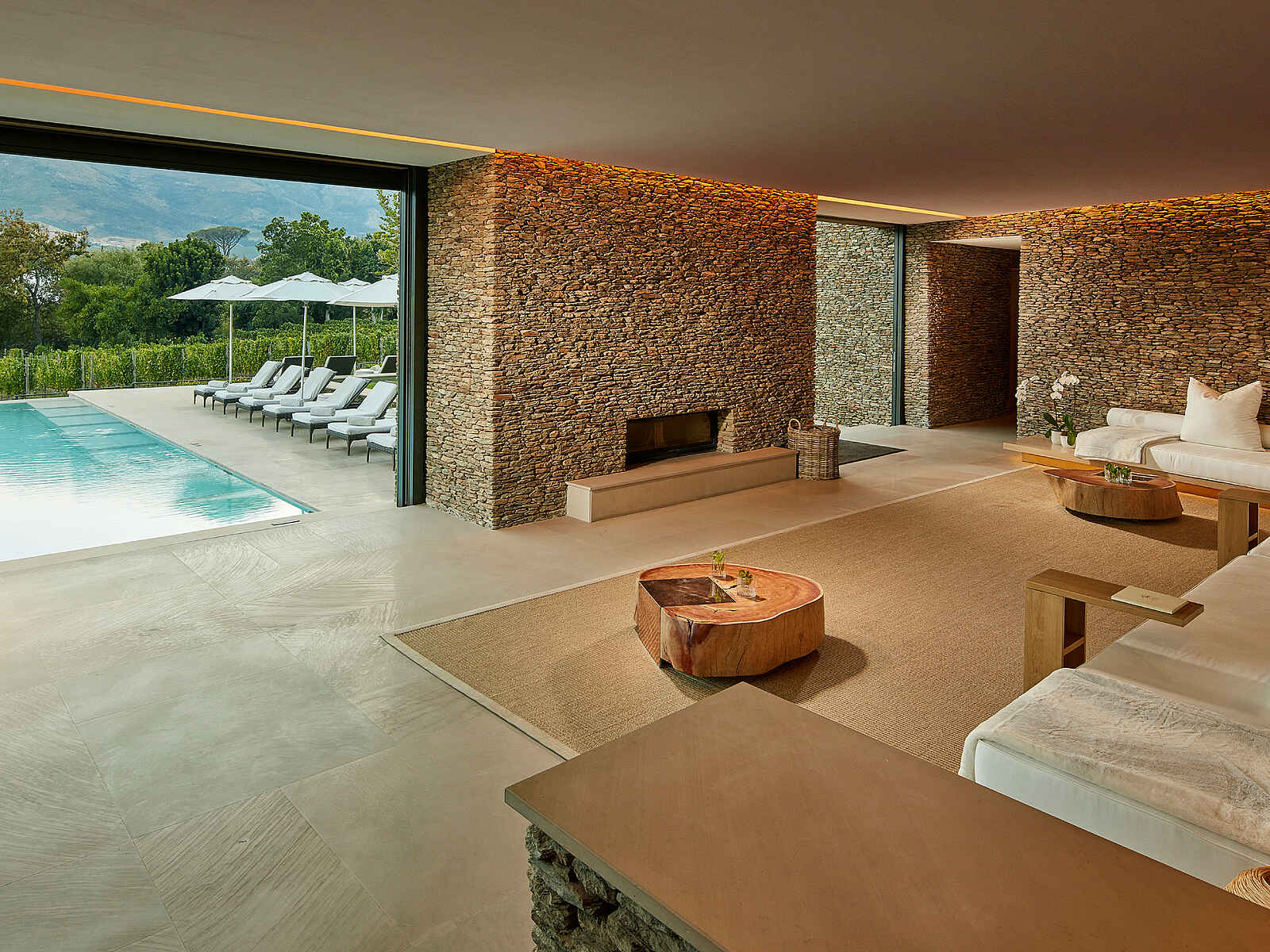 Leeu Estates: der Spa-Bereich Leeu Estates: der Spa-Bereich