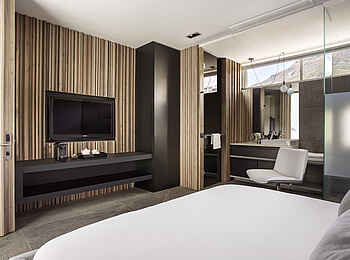 POD Camps Bay Boutique Hotel: Mini Mountain Room Schlafzimmer