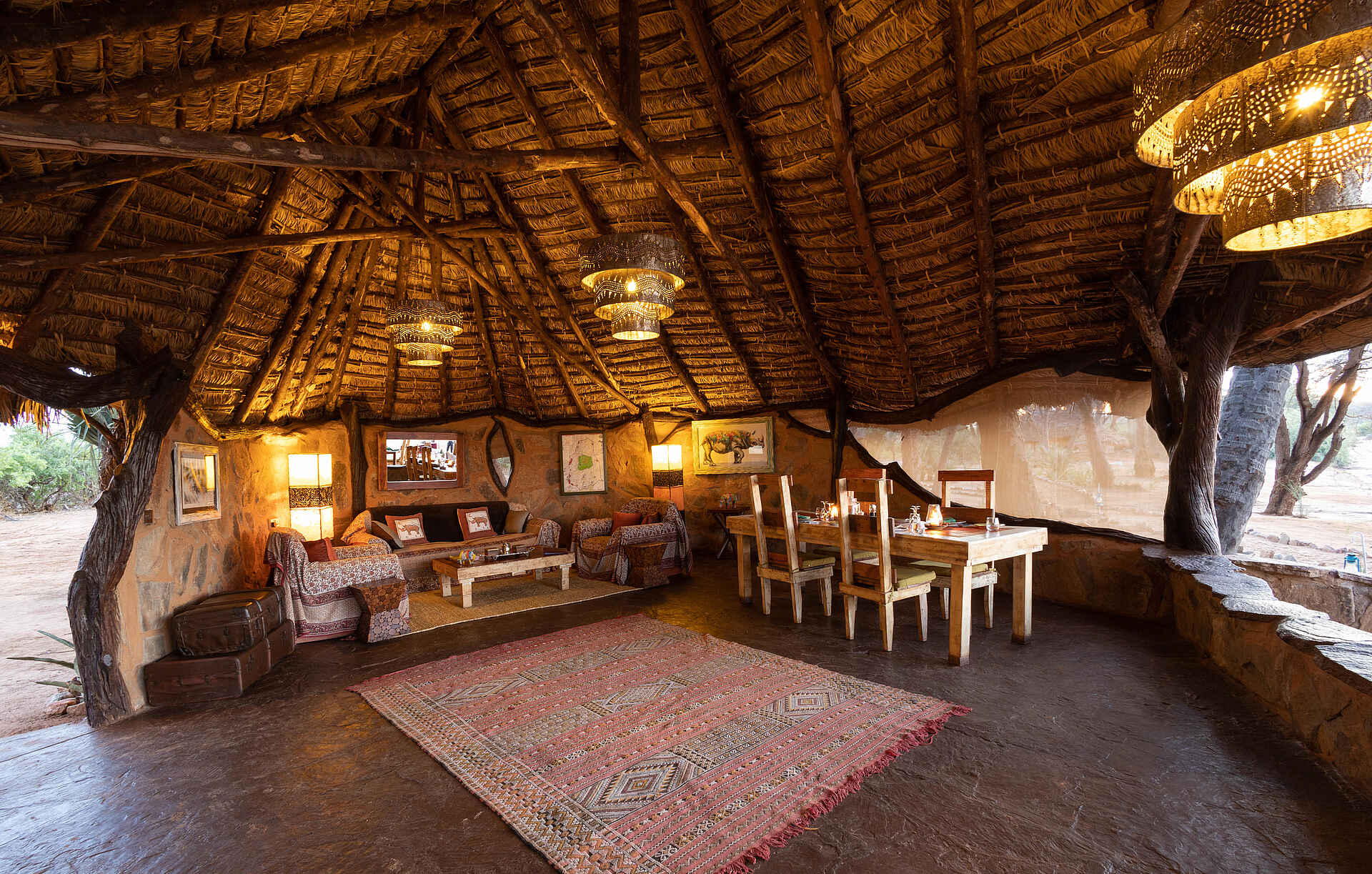 Saruni Rhino: Lounge Saruni Rhino: Lounge