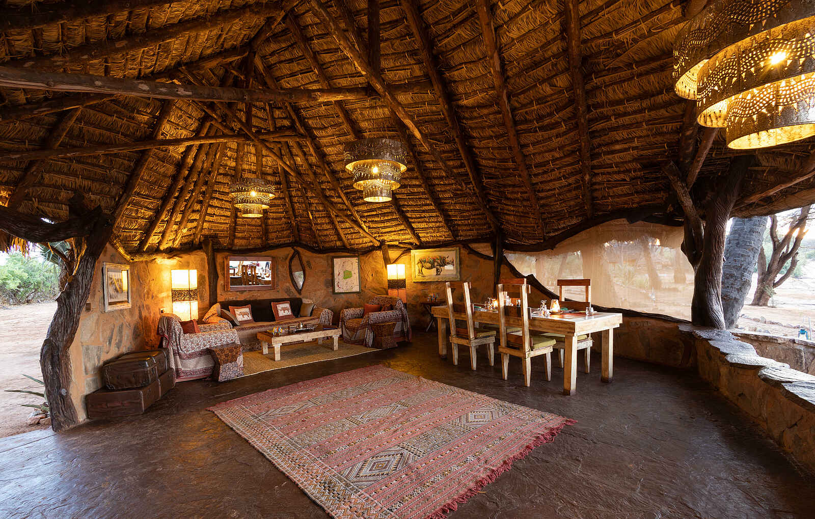 Saruni Rhino: Lounge Saruni Rhino: Lounge