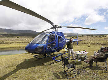 Sirikoi: Snack vor dem Helikopter