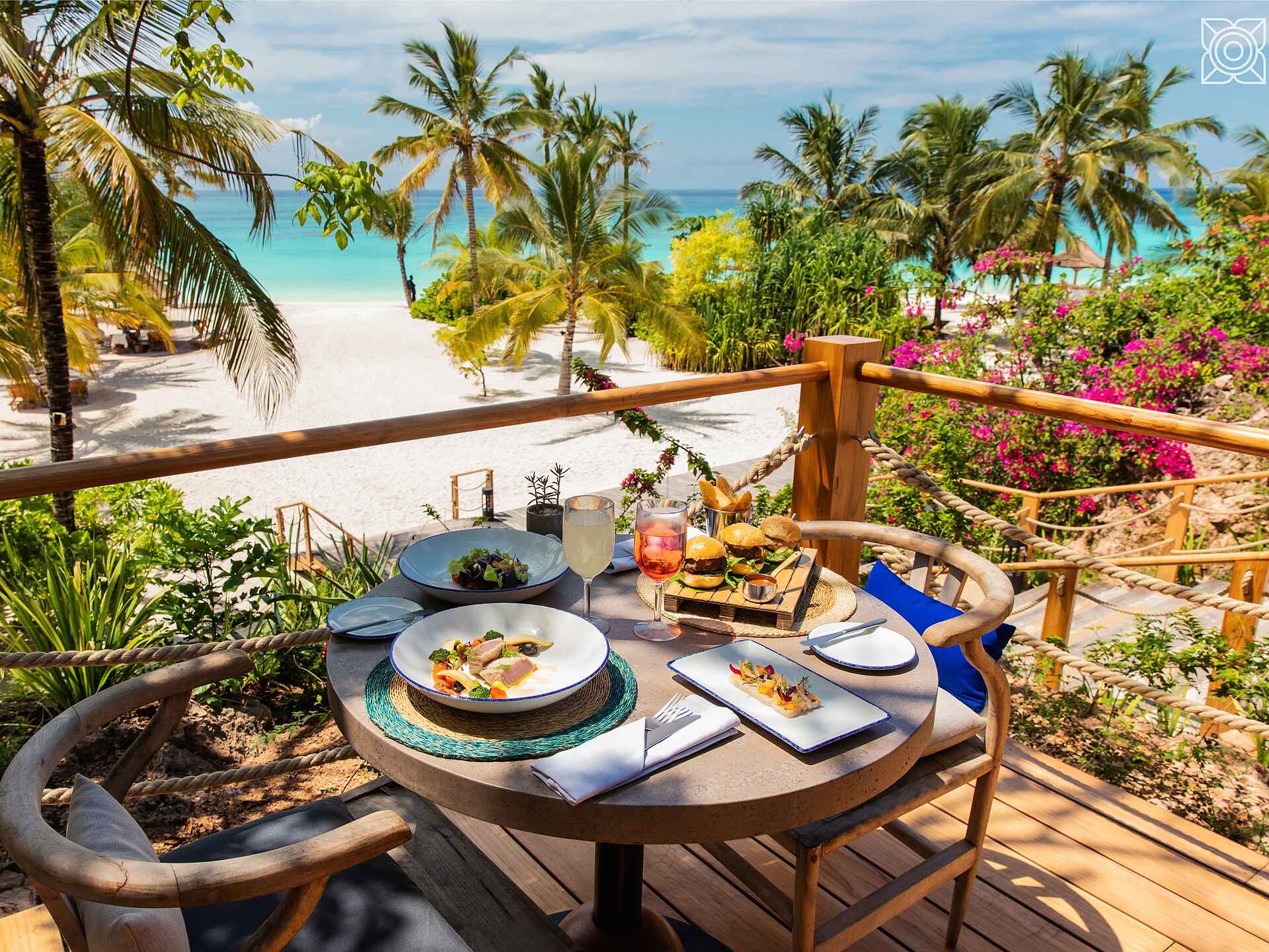 Zuri Zanzibar: Lunch auf der Veranda