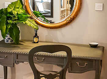 Stanley and Livingstone Boutique Hotel: Schreibtisch Stanley and Livingstone Boutique Hotel: Schreibtisch