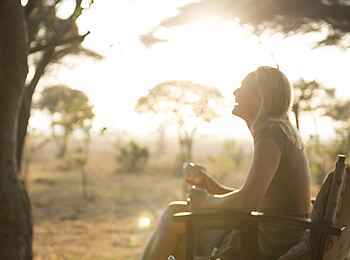 Chada Katavi Camp: Morgenkaffee